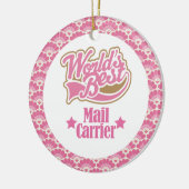 World's Best Mail Carrier Gift Ornament (Links)