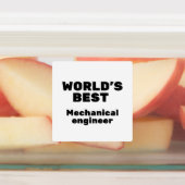World's Best Mechanical Engineer Labels (Aangebracht)