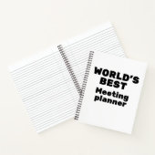 World's Best Meeting Planner Notitieboek (Binnen)