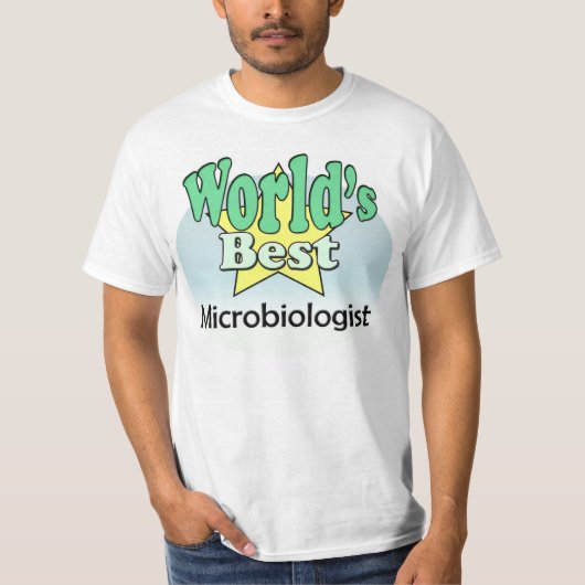 World's Best Microbiologist T-shirt (Voorkant)