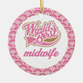 World's Best Midwel Gift Ornament (Voorkant)