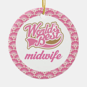 World's Best Midwel Gift Ornament