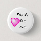 World's best mom button (Voorkant)