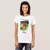 World's Best Mom Columbine Flower  T-shirt (Voorkant volledig)