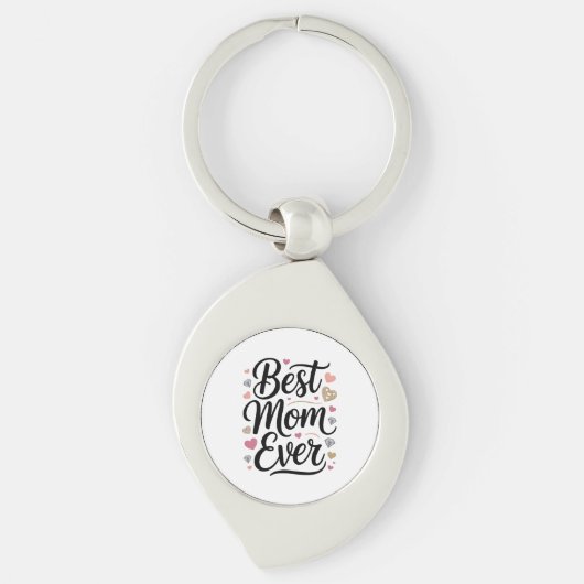 World's Best Mom Diamonds Sleutelhanger (Voorkant)