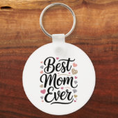 World's Best Mom Diamonds Sleutelhanger (Voorkant)