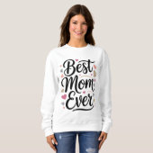 World's Best Mom Diamonds Trui (Voorkant volledig)