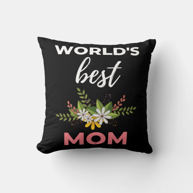 World's Best Mom Kussen (Voorkant)