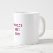 World's Best Mom Mug Grote Koffiekop (Voorkant rechts)