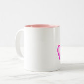 Worlds best mom mug tweekleurige koffiemok (Voorkant links)