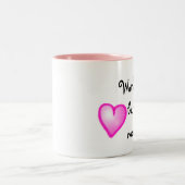 Worlds best mom mug tweekleurige koffiemok (Center)