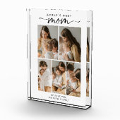 World's Best Mom Photo Collage Script Photo Block Fotoblokken (Rechts)