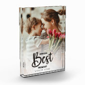 Worlds Best Mommy Photo with White Writing Fotoblokken (Links)