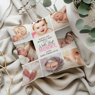 'Worlds Best Mummy' 1e Moederdag Keepsake Kussen