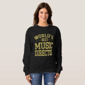 World's Best Music Director Job Title Music Direct Trui (Voorkant volledig)