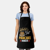 World's Best Pancake Maker Cute Morning Food Schort (Gedragen)