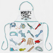 "World's Best Pap" Gezegde DIY Enthusiast Tools Schort (Voorkant)