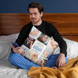 'Worlds Best Papa' 1ste Vaderdag keepslag in plaat Kussen