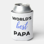 World's Best Papa bl Blikjeskoeler (Blikje Voorkant)