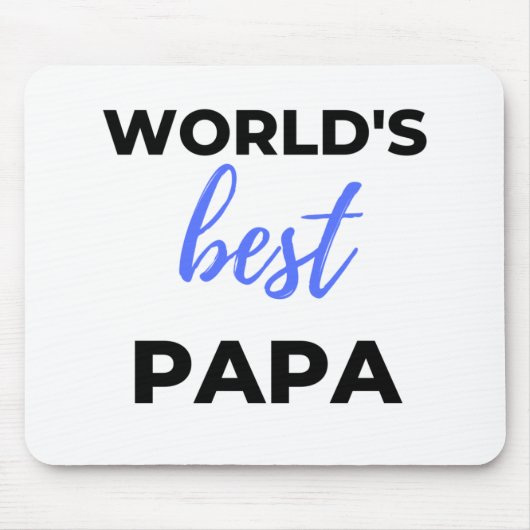 World's Best Papa Bl Muismat (Voorkant)