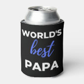 World's Best Papa Blikjeskoeler (Blikje Voorkant)