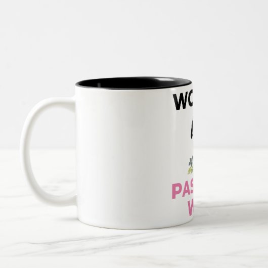 World's Best Pastor's Wife bl Tweekleurige Koffiemok (Links)