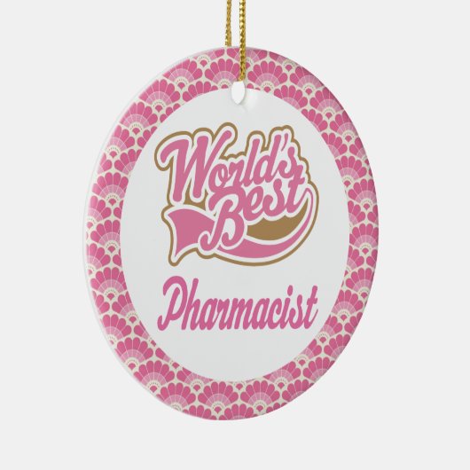 World's Best Pharmacist Gift Ornament (Rechts)