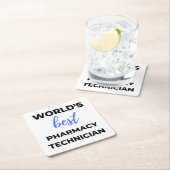 World's Best Pharmacy Technician 2 Kartonnen Onderzetters (Insitu)
