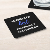 World's Best Pharmacy Technician Kartonnen Onderzetters (Schuin)