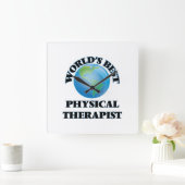 World's Best Physical Therapist Vierkante Klok (Huis)