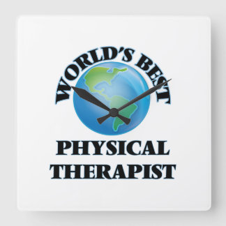 World's Best Physical Therapist Vierkante Klok
