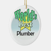 World's best Plumber Keramisch Ornament (Rechts)