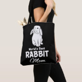 Worlds Best Rabbit Mam Bunny Moeder Tote Bag (Dichtbij)