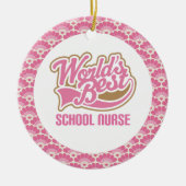 World's Best School Nurse Gift Ornament (Voorkant)
