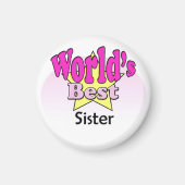 World's Best Sister Magneet (Voorkant)