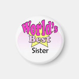 World's Best Sister Magneet