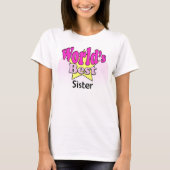 World's Best Sister T-shirt (Voorkant)