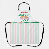 World's Best Spaghetti and Meatballs Chef Schort (Voorkant)