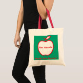 World's Best Teacher (green) Tote Bag (Voorkant (product))