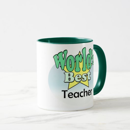 World's Best Teachter Mok (Voorkant rechts)