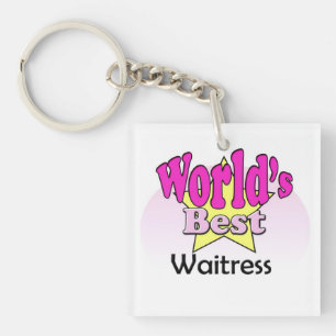 World's best Waitress Sleutelhanger
