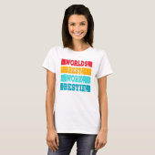 Worlds best Work Bestie emotionaler Support T-shirt (Voorkant volledig)