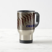 'World's Beste coach' reiskoffiebok Reisbeker (Voorkant rechts)