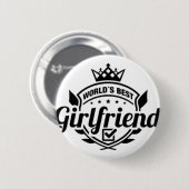 WORLDS BESTE VRIENDIN RONDE BUTTON 5,7 CM (Voorkant /achterkant)