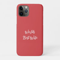Worlds Beste Vrouw Custom Script iPhone / iPad cas