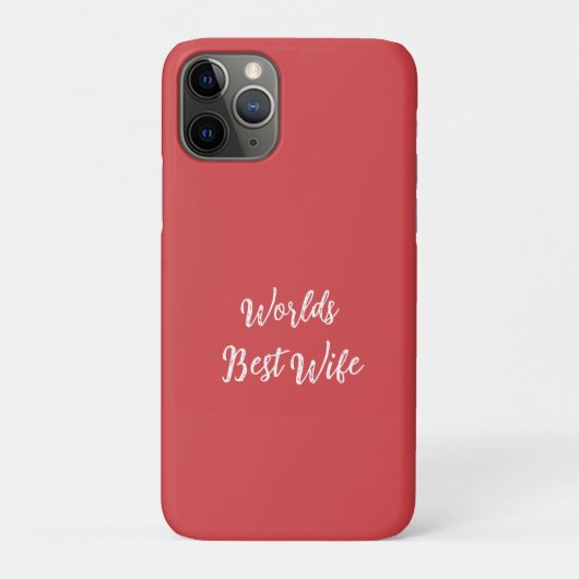 Worlds Beste Vrouw Custom Script iPhone / iPad cas Case-Mate iPhone Case (Achterkant)