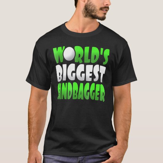 Worlds Biggest Sandbagger Graphic T-shirt (Voorkant)
