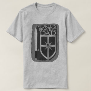 Worlds Bravest Dad T-shirt