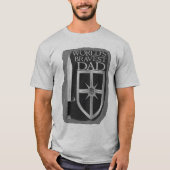 Worlds Bravest Dad T-shirt (Voorkant)