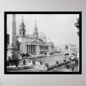 Worlds Columbian Expo in 1893 Poster (Voorkant)
